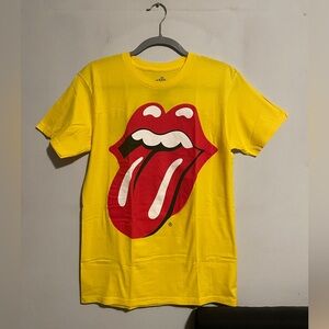 Rolling Stones 50th Anniversary Tour Yellow Graphic T-Shirt